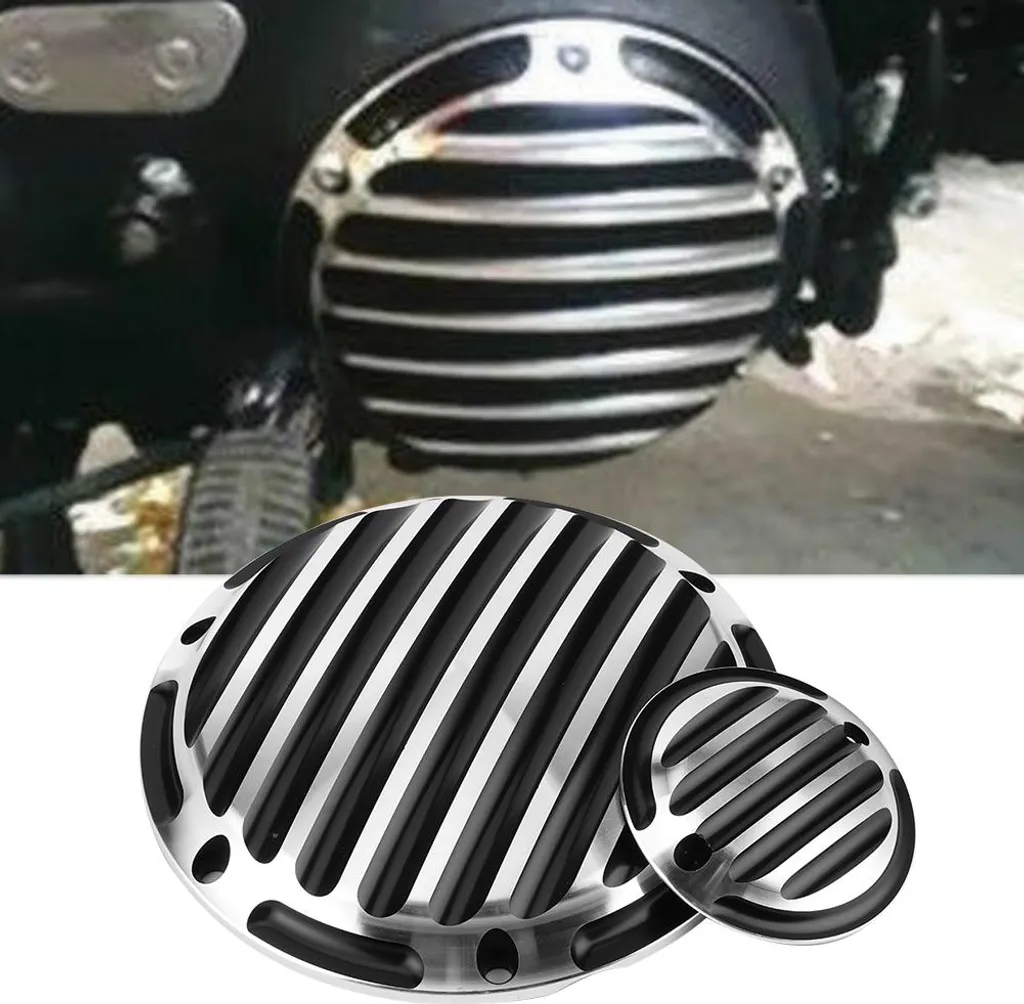 Coperchio Ispezione Frizione Nero per Harley Davidson 1996-2013