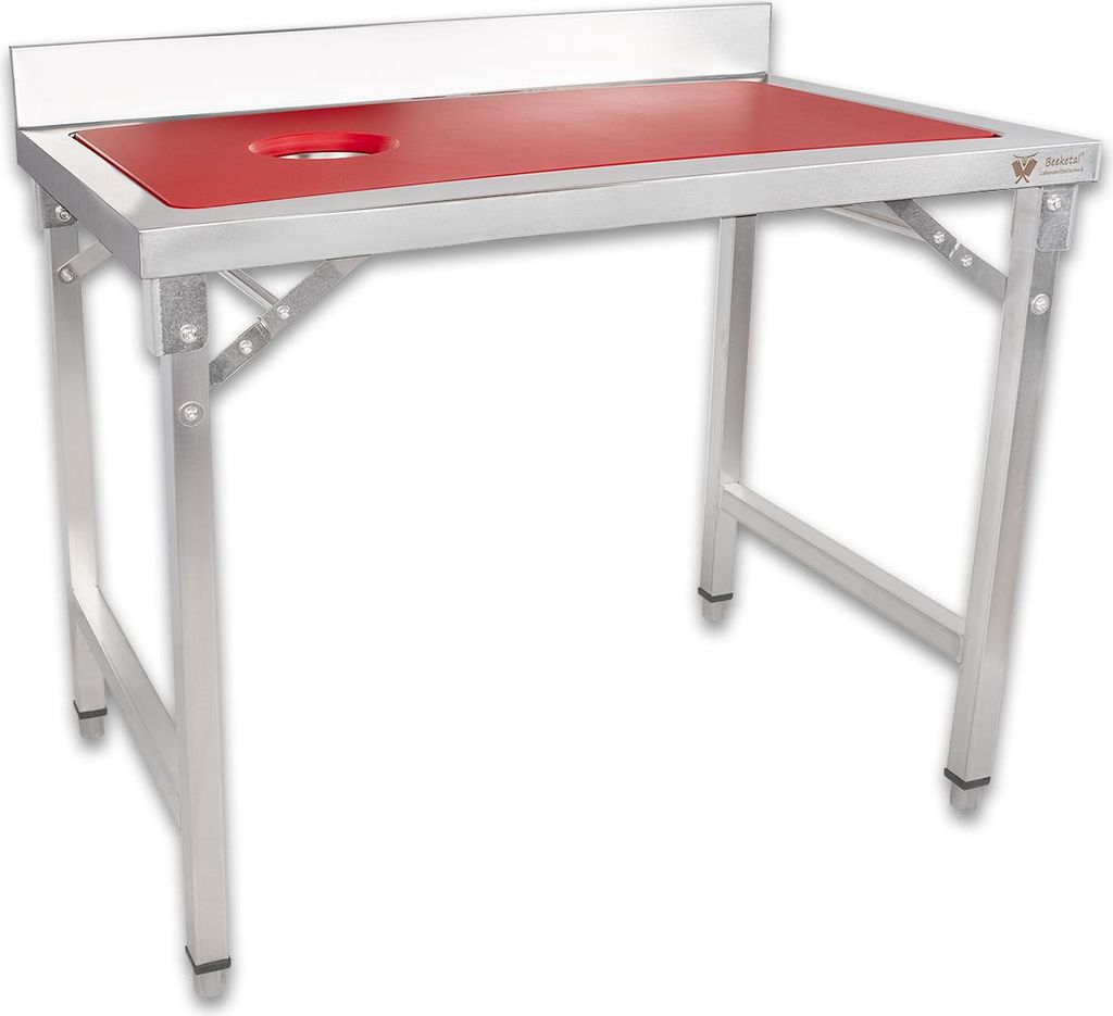 Beeketal Gastro Klapptisch Edelstahltisch Campingtisch Zerlegetisch, Variante:BAZ1090-L