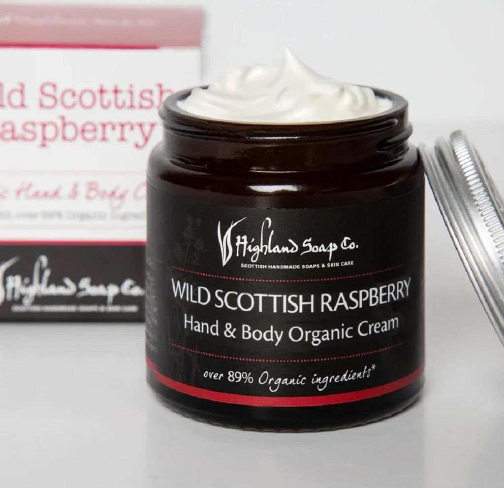 The Highland Soap Company Hand- & Körpercreme Wild Scottish Raspberry 120ml