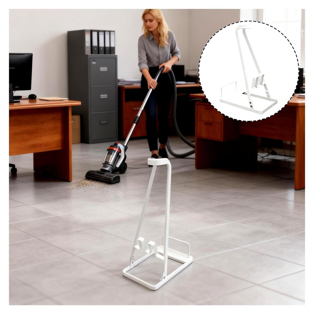 Staubsauger Aufbewahrung, Stabiler Sockel - Staubsauger Ständer Aufbewahrungsorganizer - Für Zuhause, Küche, Badezimmer, Wohnzimmer, Balkon, Bü...