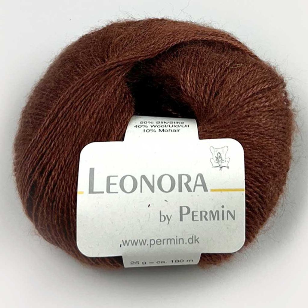 Leonora by Permin – Edles Seide-Wolle-Mohair-Garn (29 nuss)