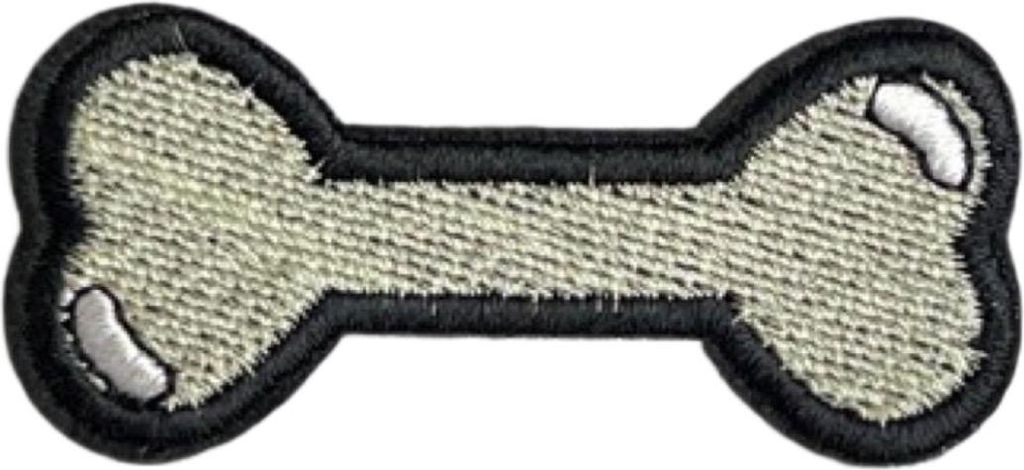 Hundeknochen-Emblem zum Aufbügeln