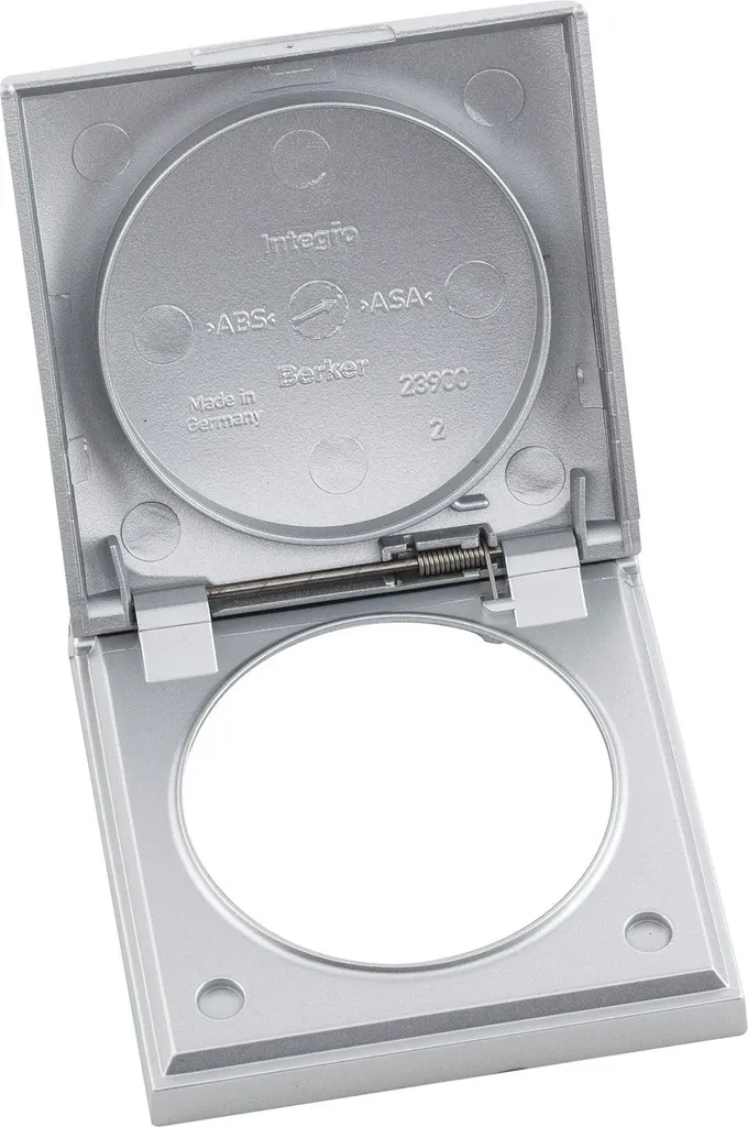 Plaque de Finition Prise pour Camping-Car Berker Integro Chrome Mat - 2