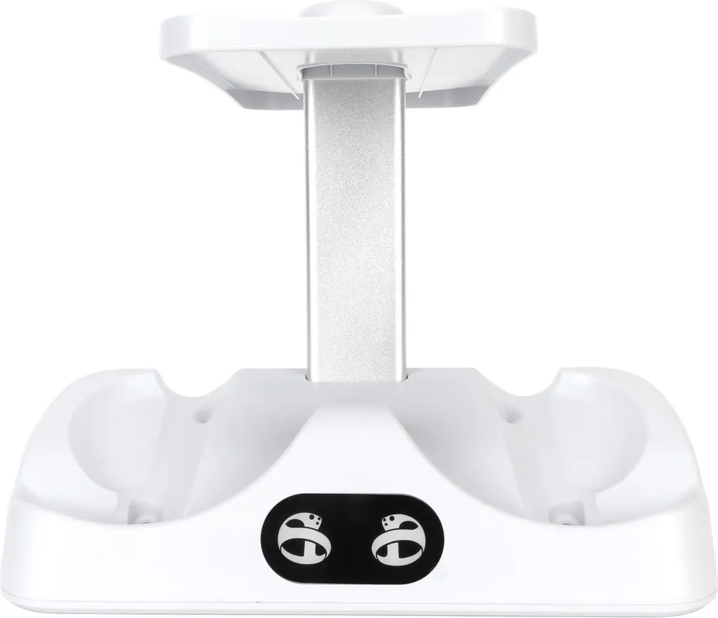 Support de charge PSVR 2 blanc : Station double manettes et casque VR