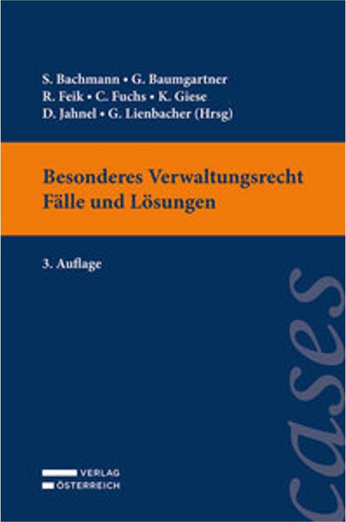 Besonderes Verwaltungsrecht - Fälle und Lösungen