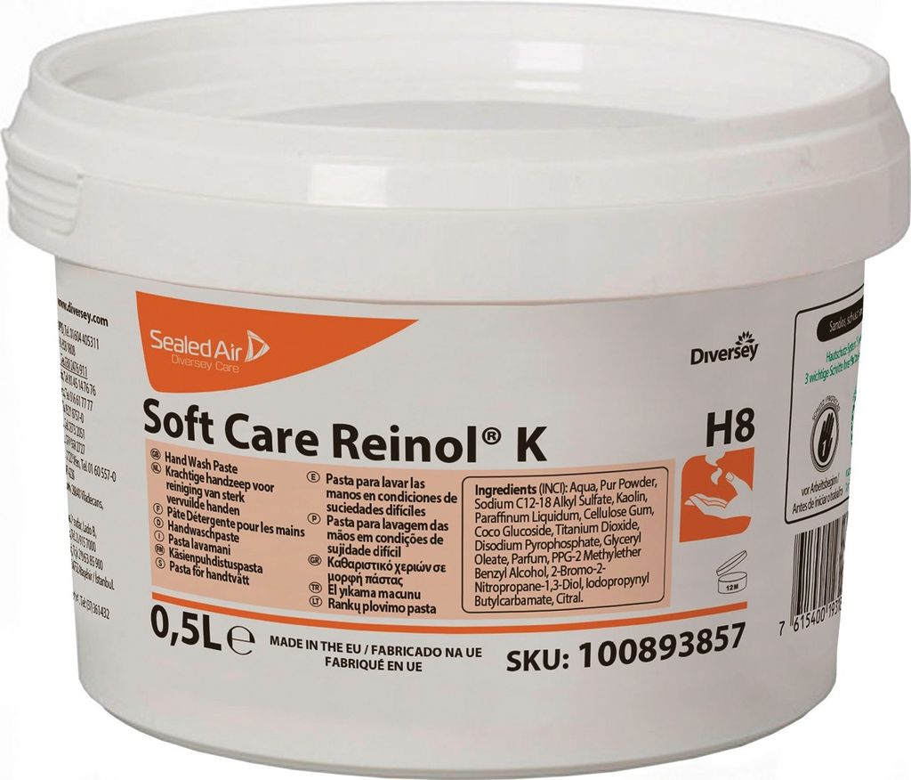 Diversey Handwaschpaste Soft Care REINOL K 0,5 l - Produktbild 