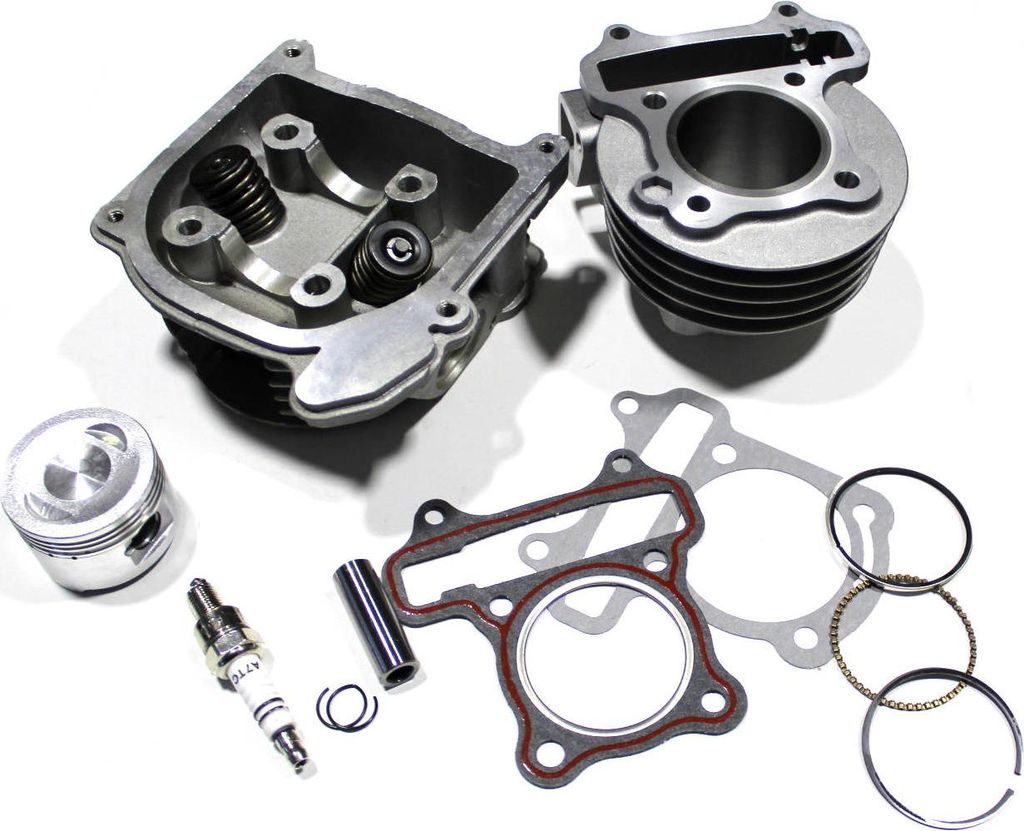 Cylinder + Głowica 60 Skuter 4T Gy6 Świeca Barton Romet Junak Zipp Baotian