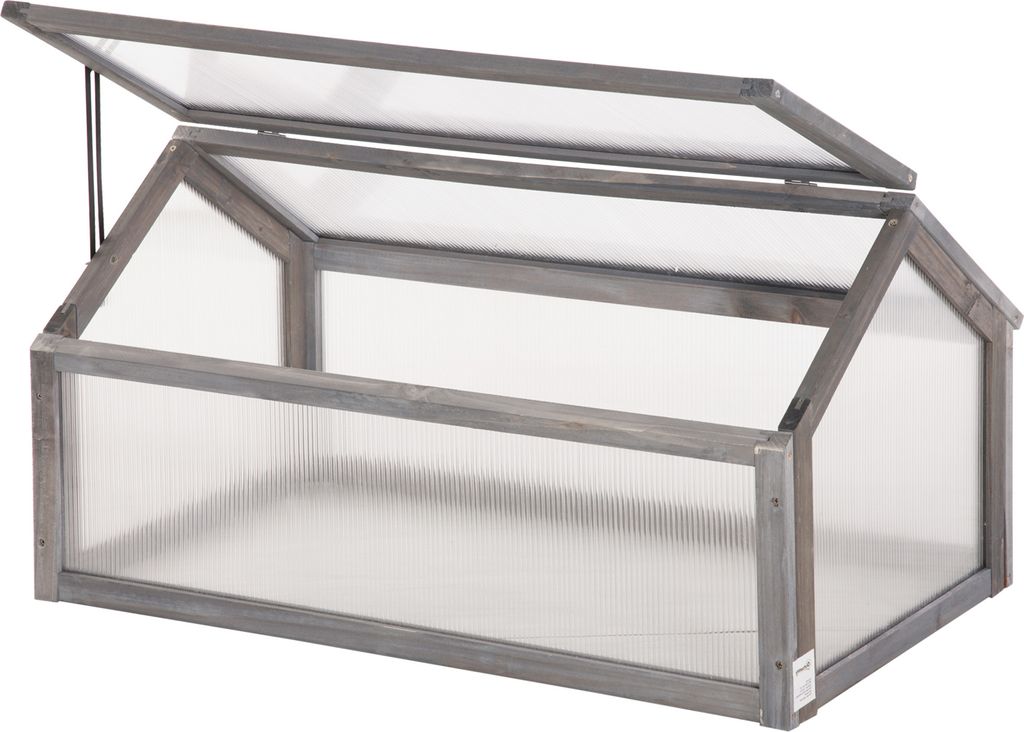 Outsunny Serre en bois 90 x 52 x 49,5 cm, serre avec Image du produit 
