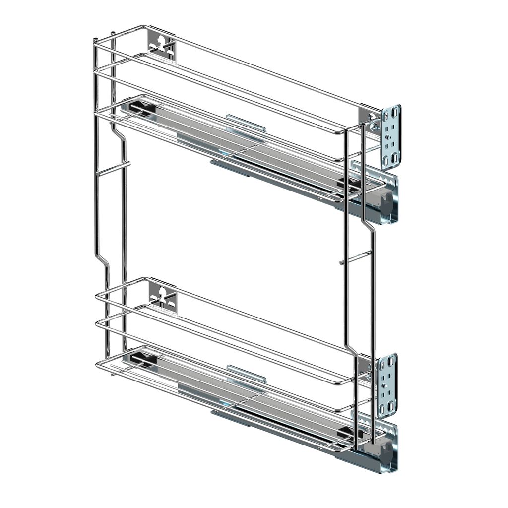 Unterschrankauszug Küchenauszug Schrankauszug mit Softclose 20cm Rechts