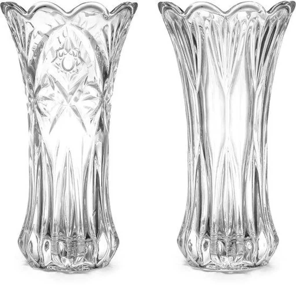 Vase en céramique blanc 30 cm texturé - Décoration moderne et rustique