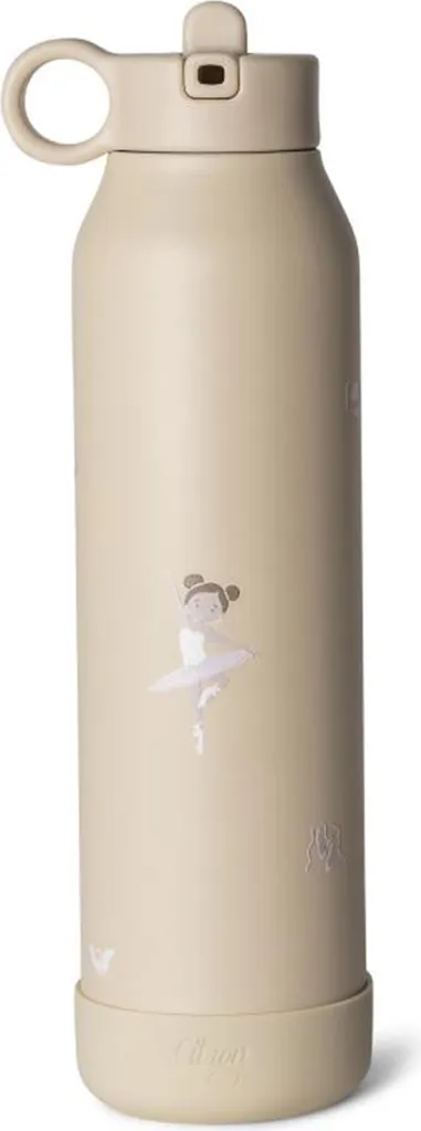 Bouteille inox 500ml Citron Ballerina sans BPA avec paroi double isolation
