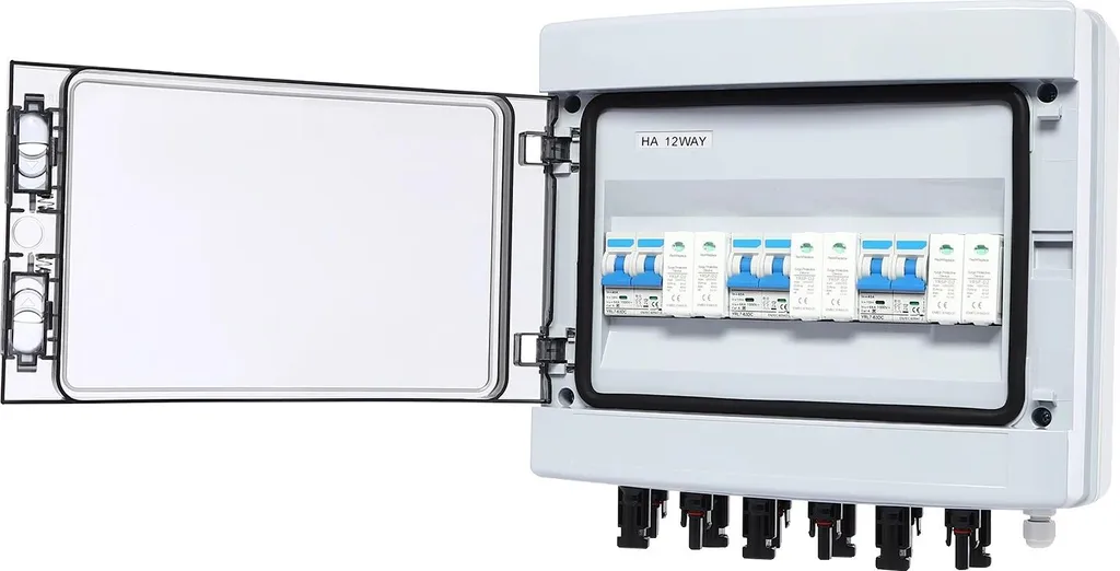 Boîtier de Combinaison Solaire 40A IP65 Blanc pour Panneaux Photovoltaïques