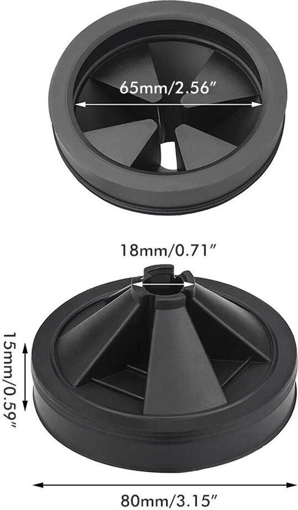 2 Pack Garbage Disposal Splash Guard EPDM Gumová přepážka Obrázek produktu 