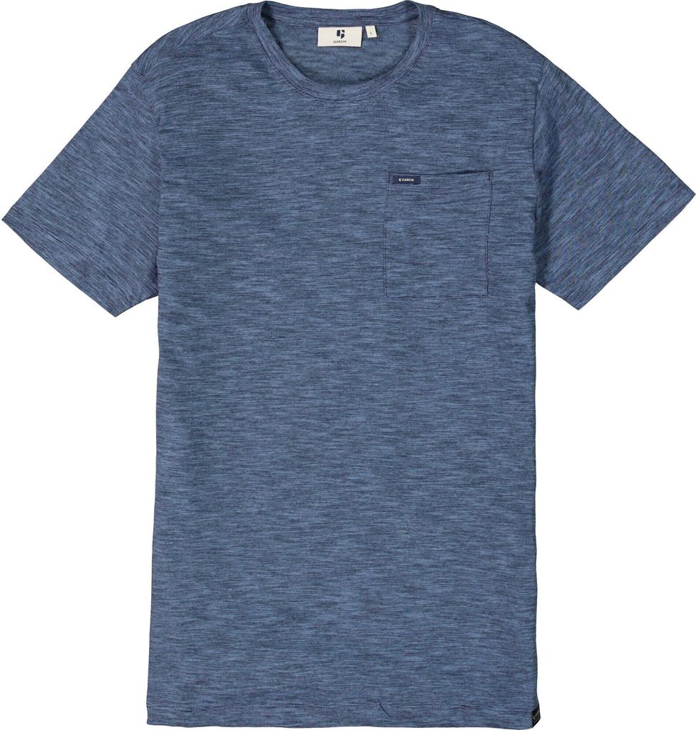 GARCIA men`s T-shirt ss 193 blue lake L