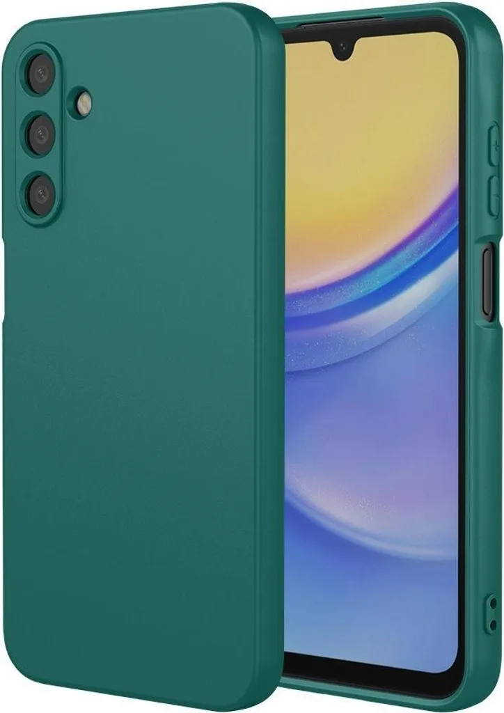 Custodia Samsung Galaxy A16 Phonesta Soft Silk Silicone Verde Scuro