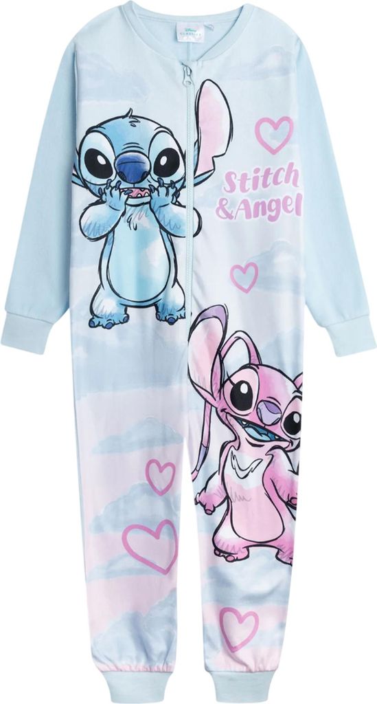 Lilo & Stitch - All-in-One Nachtwäsche für Mädchen NS9012 (146-152) (Blau)