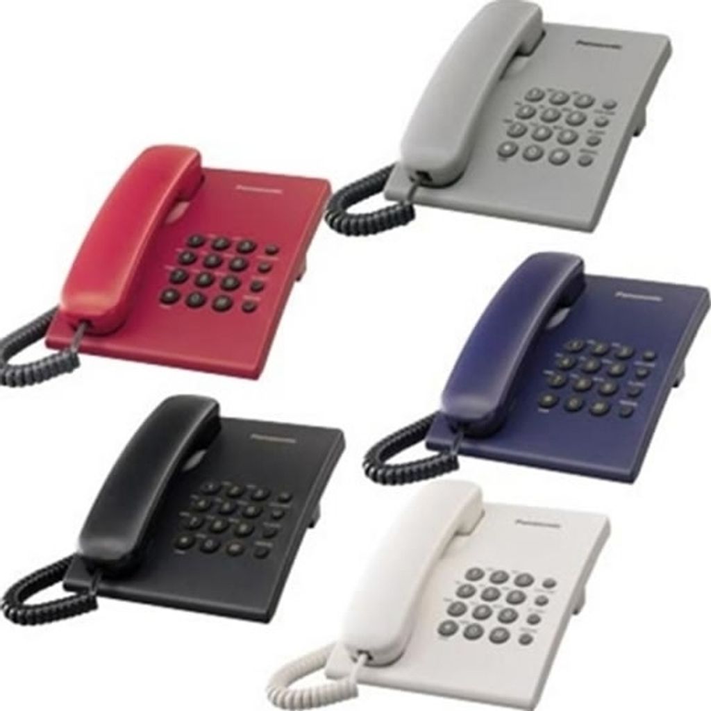 Panasonic KX-TS500FXW Schnurgebundenes Telefon, Weiß Produktbild 