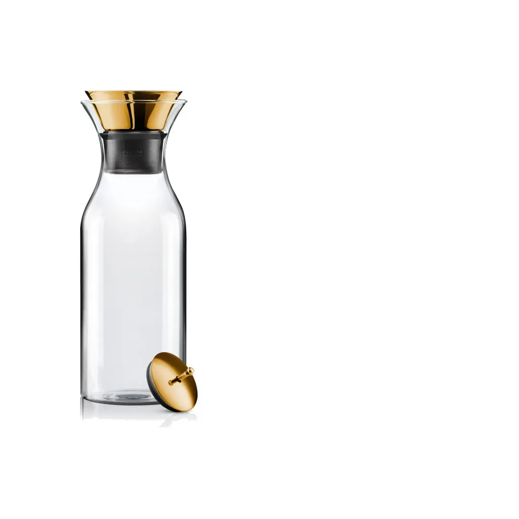 Carafe frigo Eva Solo en verre borosilicate et laiton 1L chic