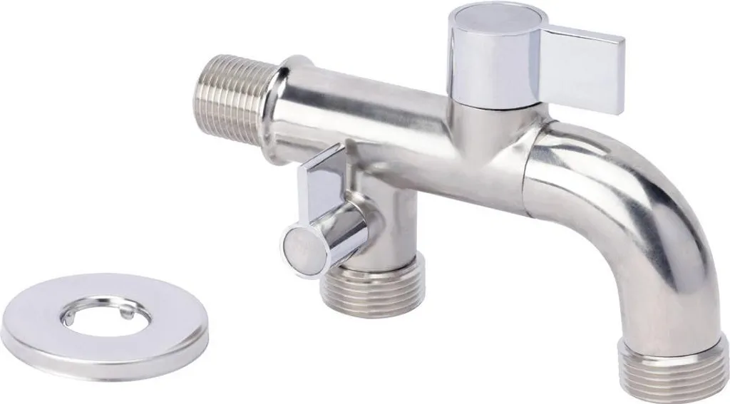 Robinet design in-two flexible 2m et lance multifonction pour évier