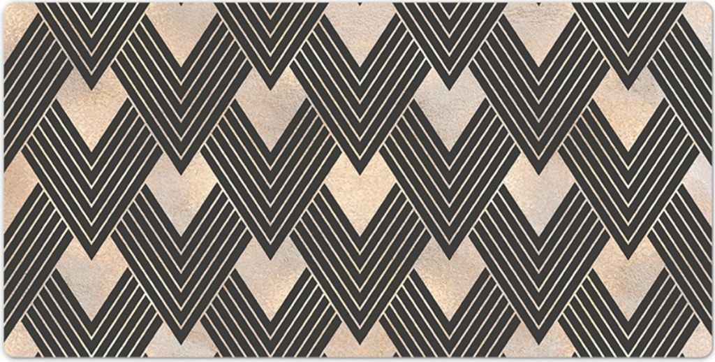 Schreibtischunterlage - 100x50 cm - Mauspad - Tischunterlage - Dekoratives künstlerisches Muster