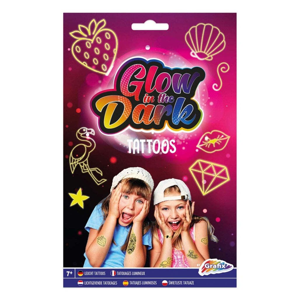 Grafix Glow In The Dark Tattoos Produktbild 