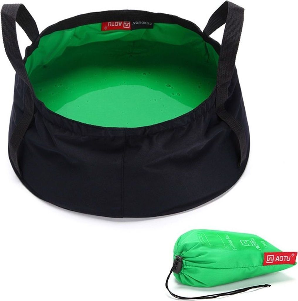 Eimer faltbar 8,5 Liter, Farbe:Grün
