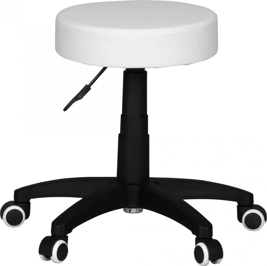 Tabouret de travail sans dossier réglable en hauteur similicuir - 2