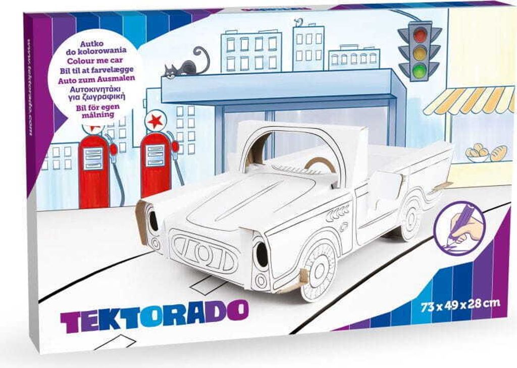 Tektorado Großes Cabrio-Auto aus Karton