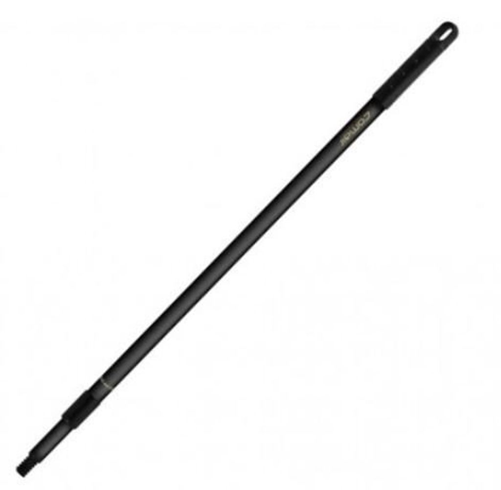 Manche à balai télescopique aluminium noir 150 cm Image du produit 