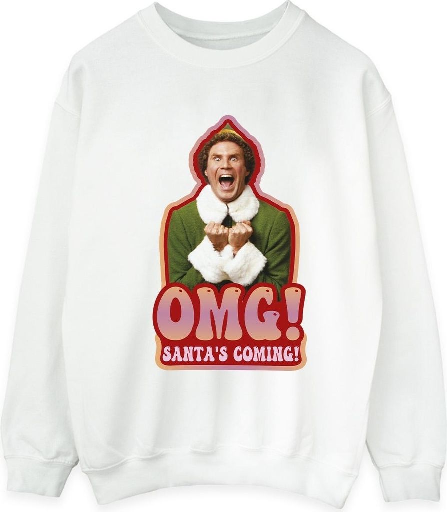 Elf - "Santa's Coming" Sweatshirt für Herren BI22584 (3XL) Produktbild 