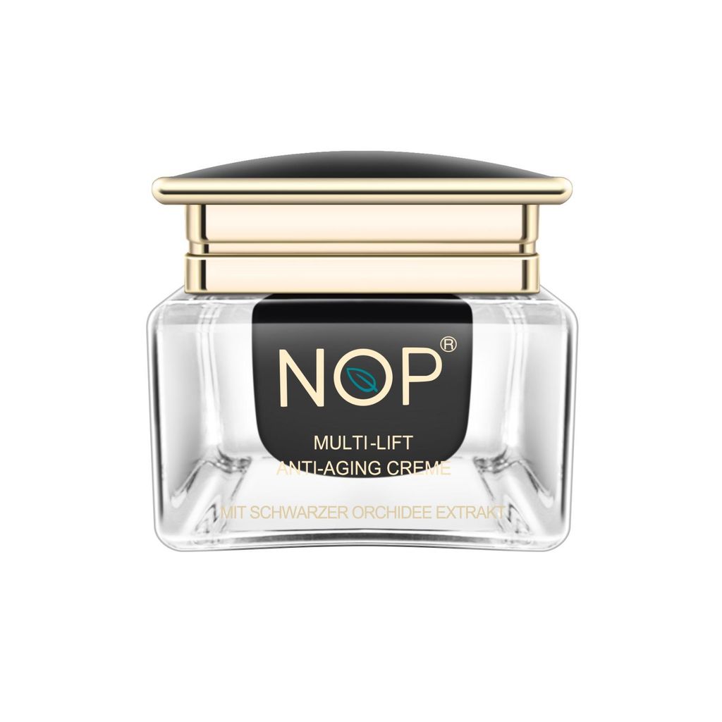 NOP Multi-Lift Anti-Aging Gesichtscreme – Schwarze Orchidee, Peptide & Vitamine, 50 ml