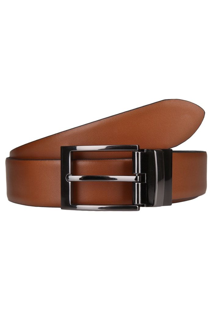 LLOYD Leder Gürtel 2 in 1 Reversible Belt W115 Black / Cognac schwarz braun