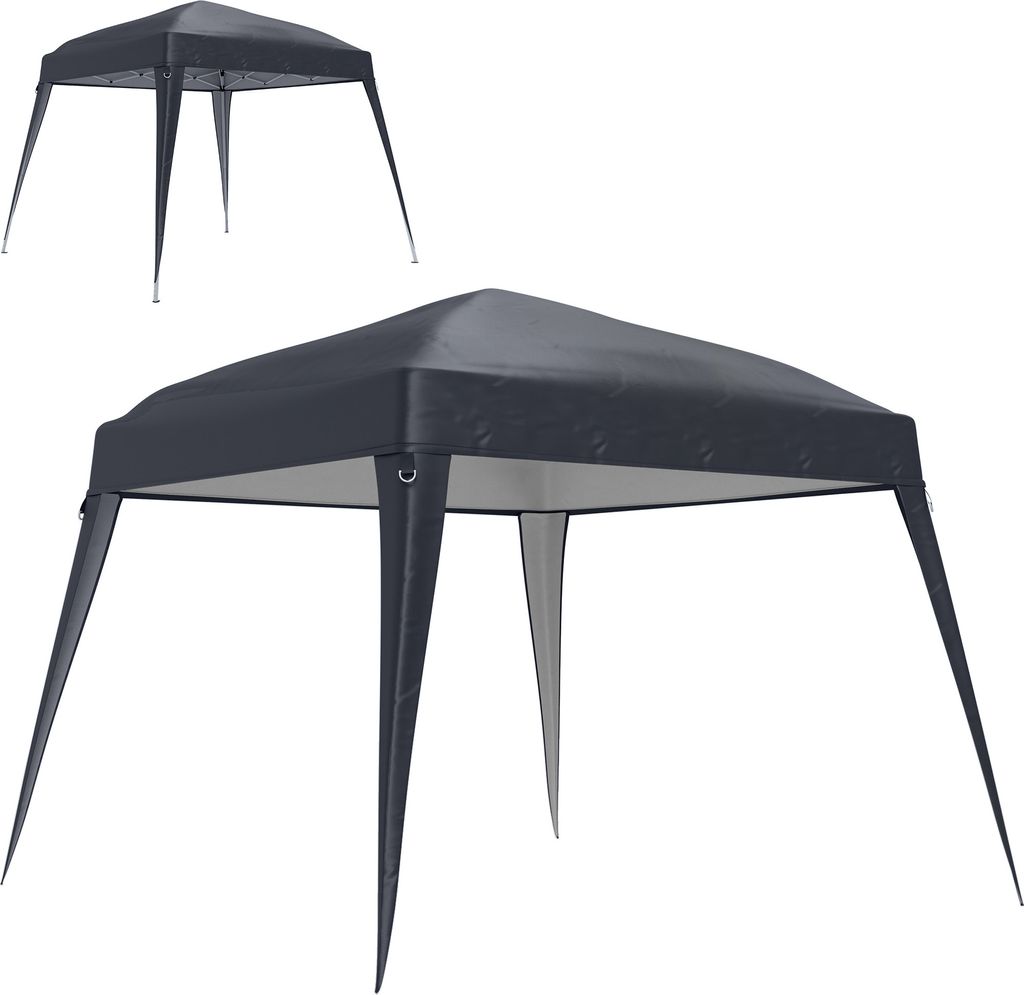 Outsunny Ersatzdach für Pavillon 3x3 m, Wasserabweisend stabil Winterfest Pavillondach für Faltpavillon Sturmfest Partyzelt Ersatzbezug Abdeckung...