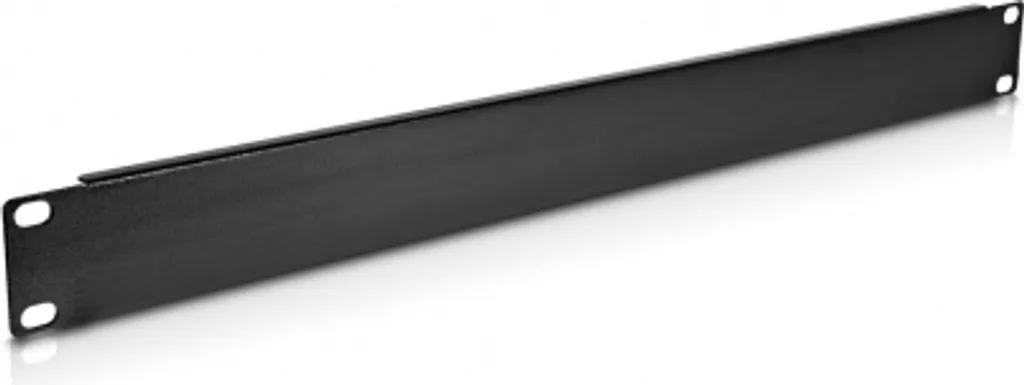 Faux panneau rack 1U V7 anti-surchauffe et poussière en acier noir