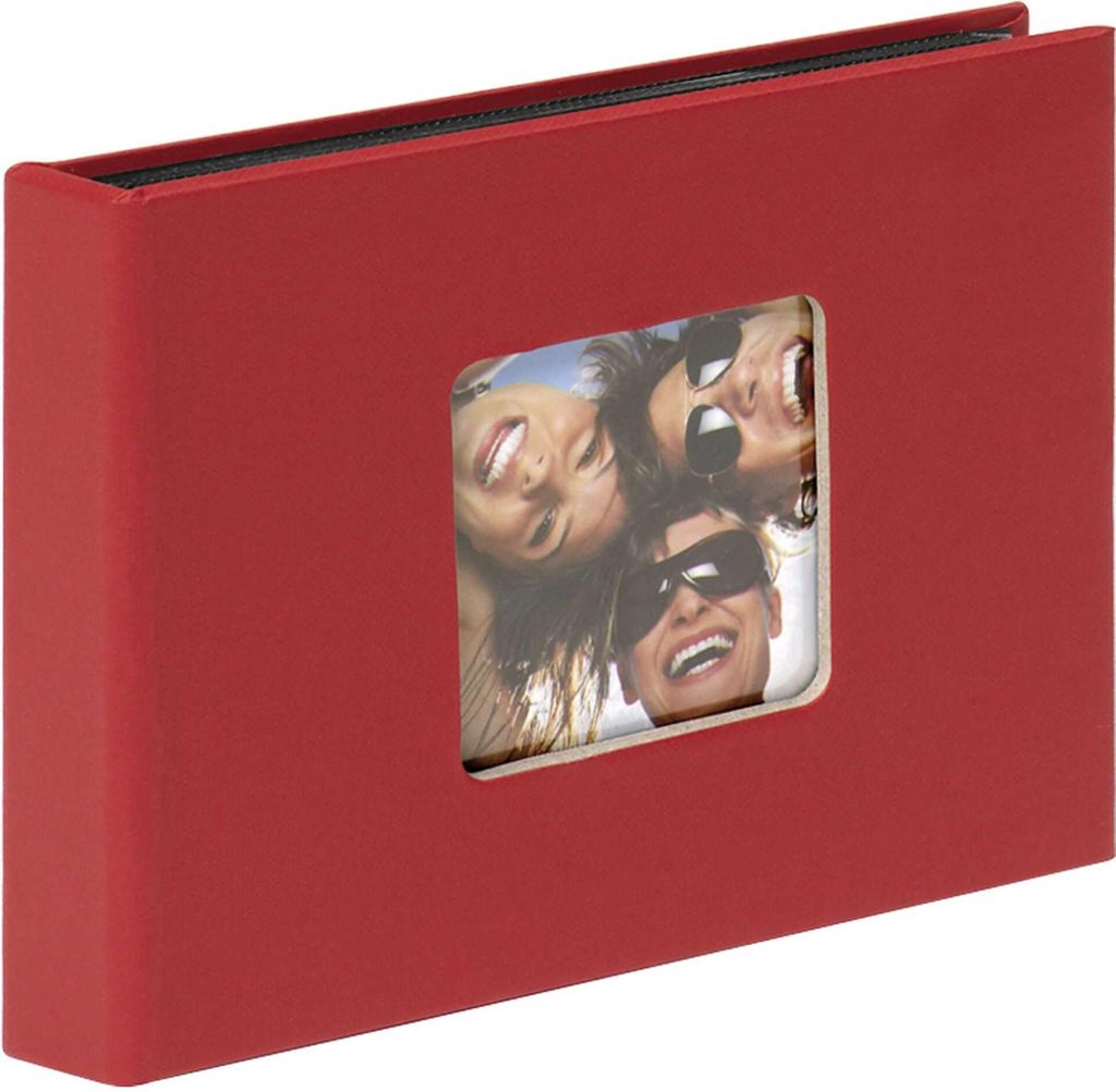 Walther Fun rot 10x15 Mini Album für 36 Fotos MA353R