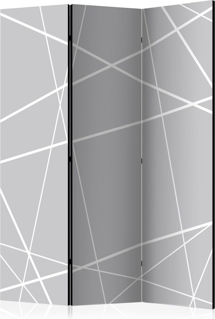 3-teiliger Einseitiger Vlies Paravent - Modern Cobweb 135x172 cm Muster a-A-0222-z-b