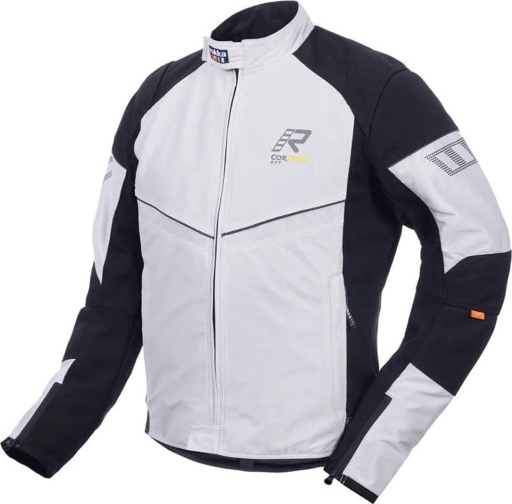 Giacca moto Rukka Airgobi in tessuto, grigio chiaro/nero, Immagine del prodotto 