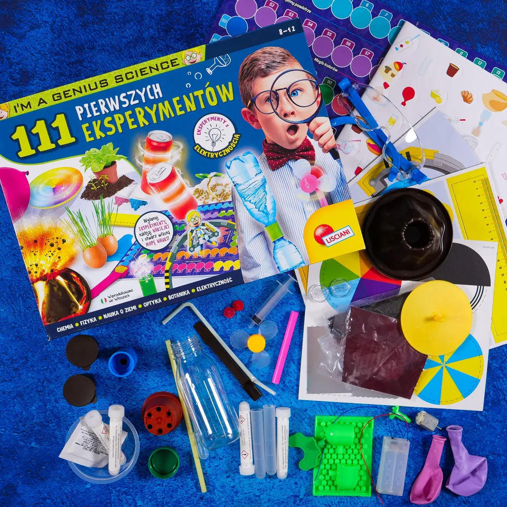Kit Éducatif Lisciani 111 Expériences : Science et Découverte PL97562