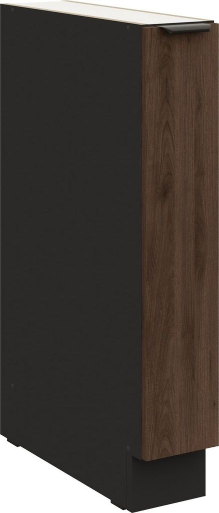 Küchen Unterschrank Schrankauszug 15 cm Küche MONZA Okapi Nußbaum Küchenzeile