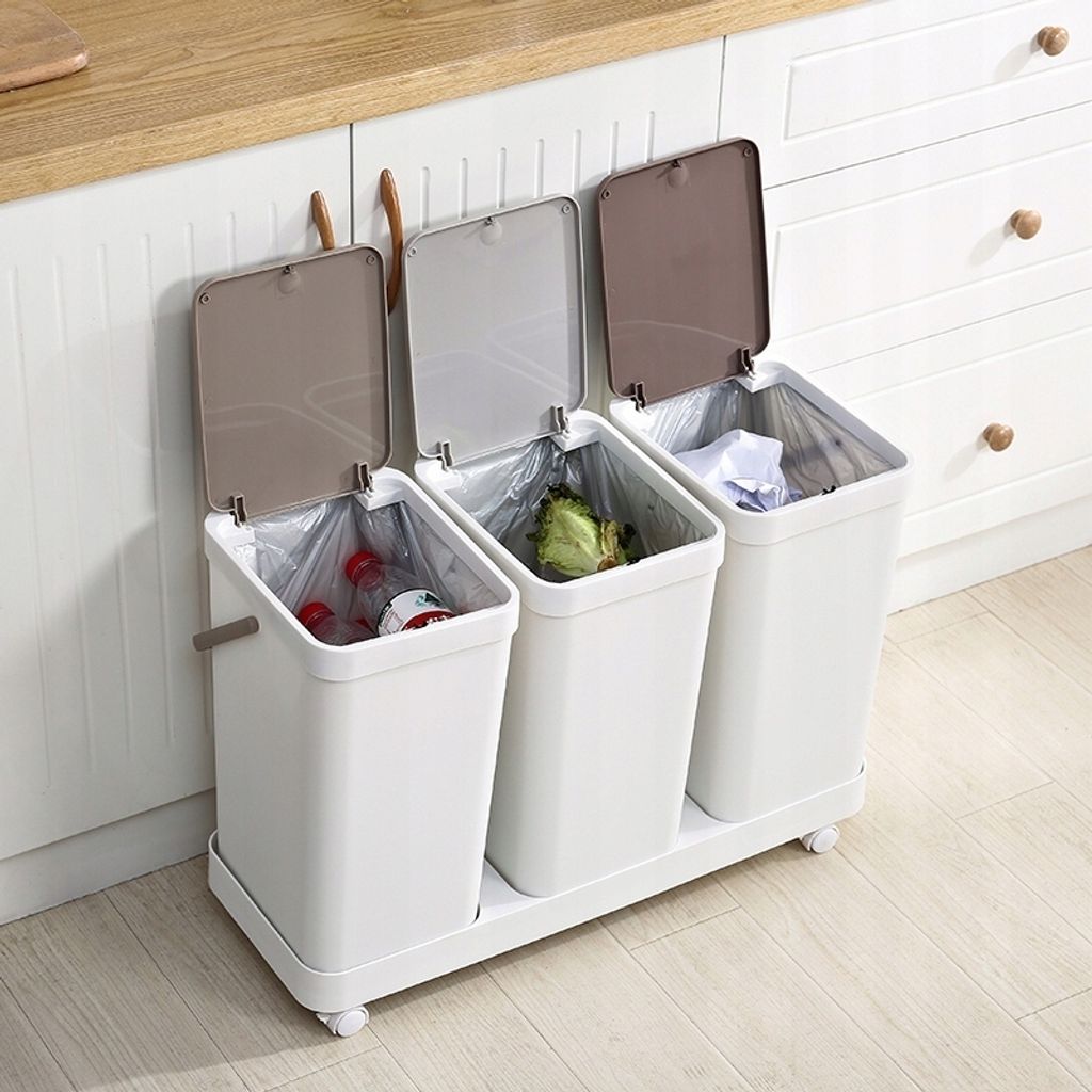Abfalleimer Mülleimer Müll Mülltrennbehälter Müllaufsammler Produktbild 3