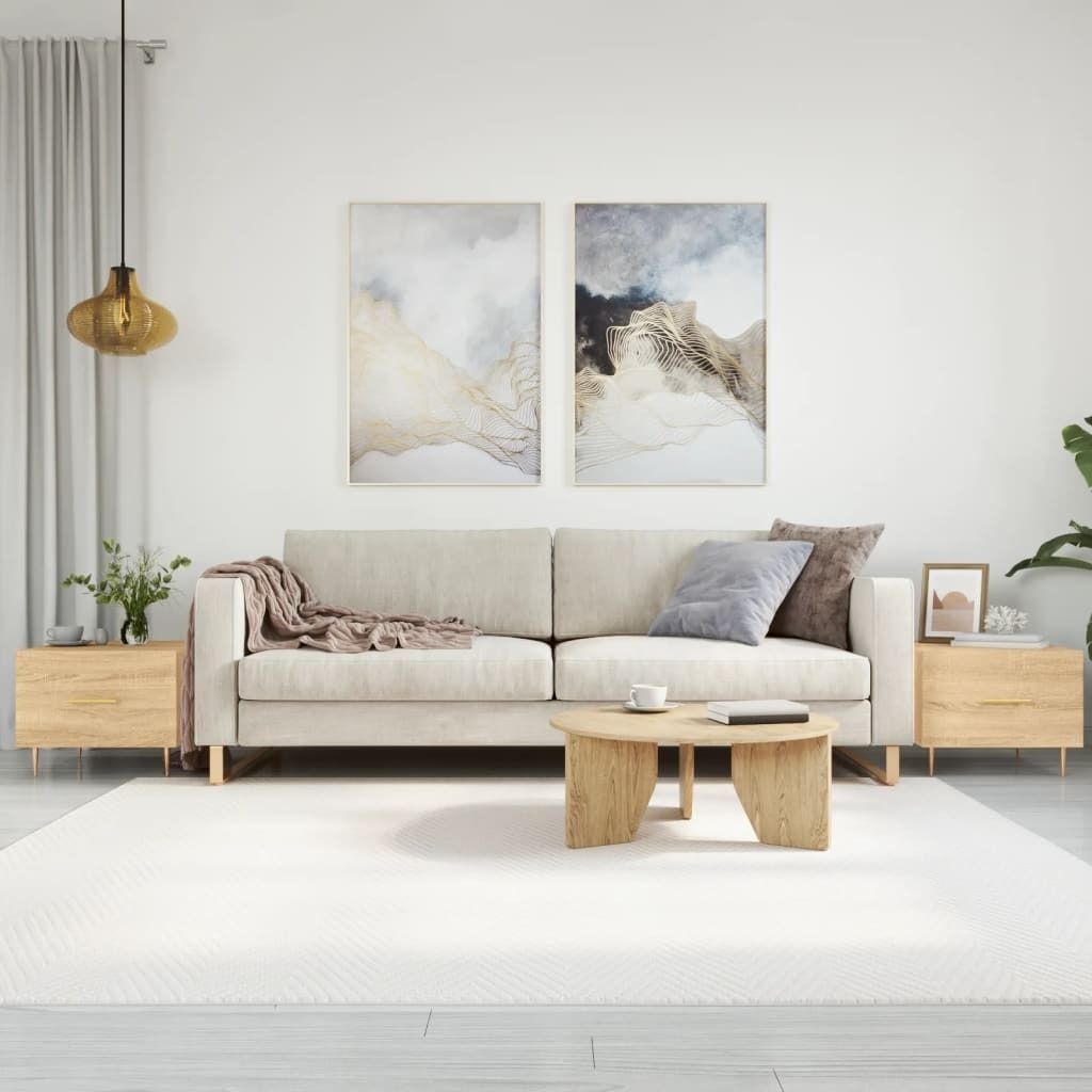 Maison Exclusive - Couchtische 2 Stk. Sonoma-Eiche 50x50x40 cm Holzwerkstoff