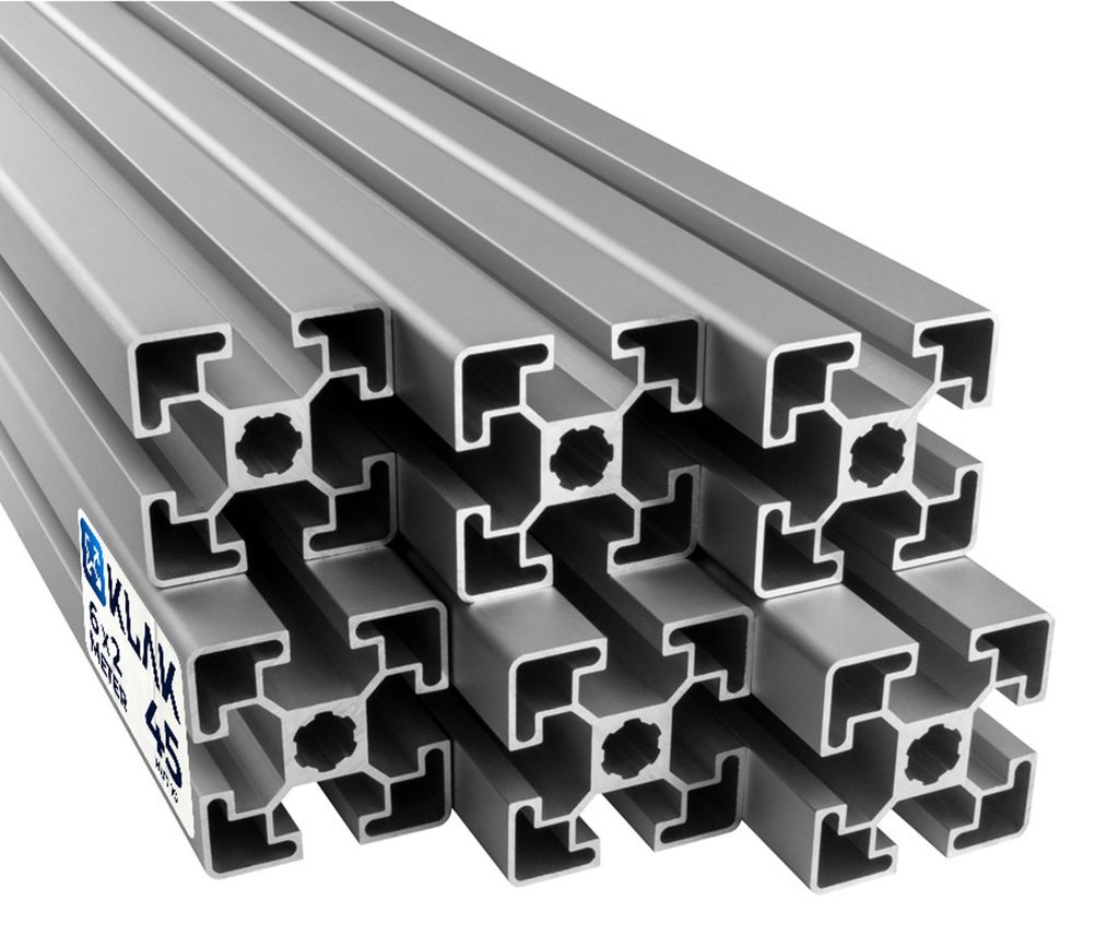 KLAK 45 - Aluprofil 6 Stück 45x45mm 2m System-, Montage-, Produktbild 