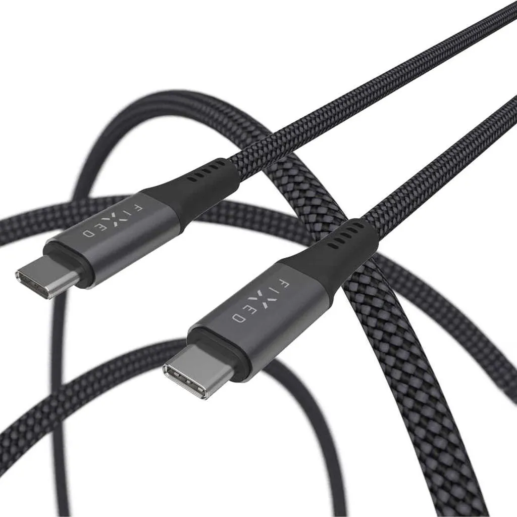 Câble USB-C vers USB-C 240W 2m Fixed Media Cable Nylon Robuste Noir - 10