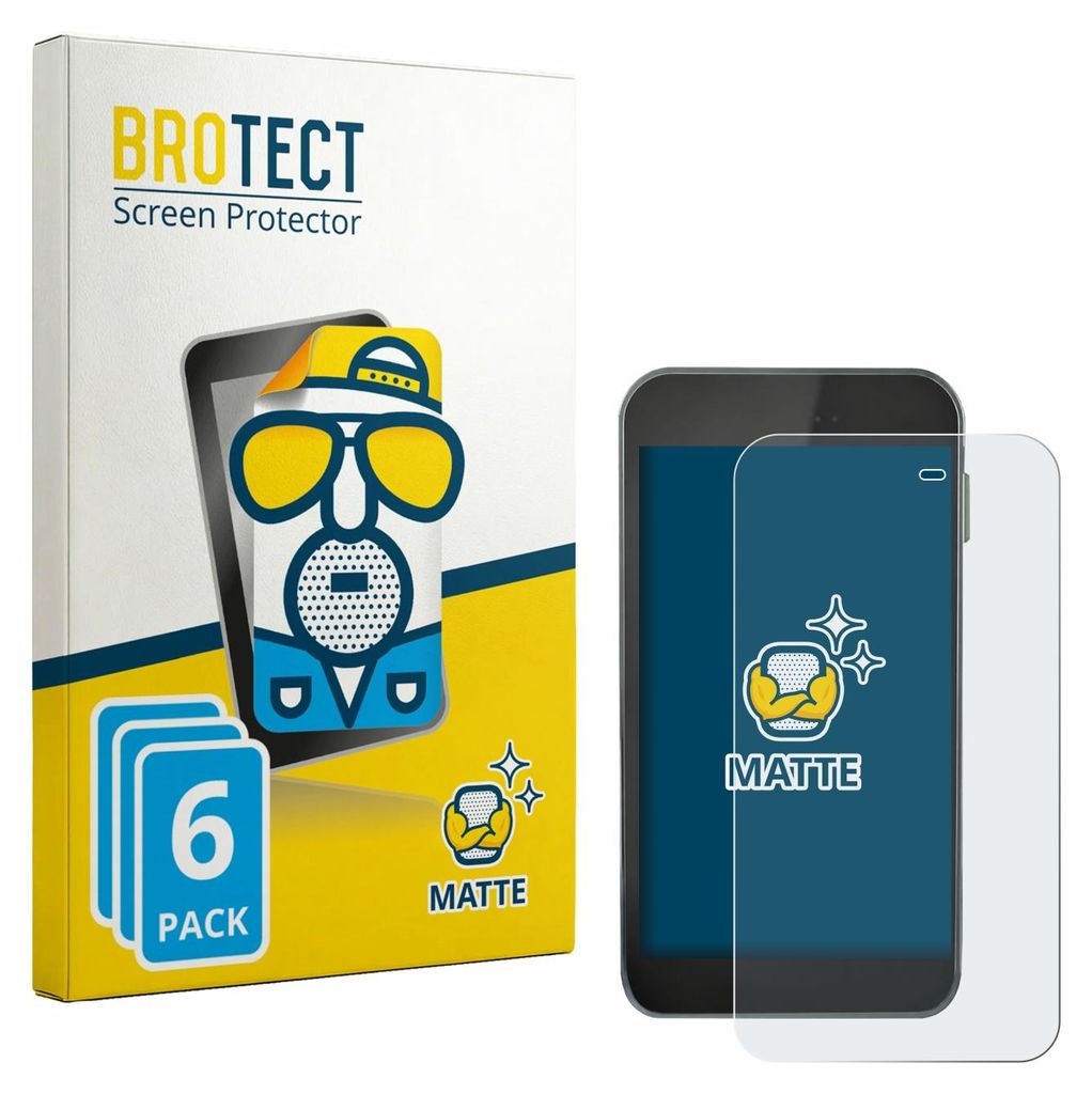 6x BROTECT Schutzfolie für Equil S Patch 300U Displayschutz Displayschutzfolie Folie Matt Entspiegelungsfolie