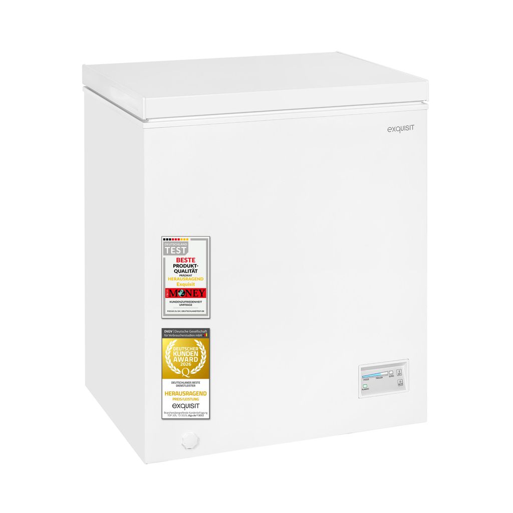 Exquisit Gefriertruhe 142 l | Energieklasse E | Produktbild 