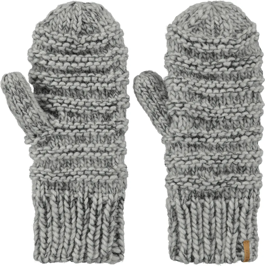 Gants d'hiver pour femme BARTS Jasmin gris doublés et très confortables