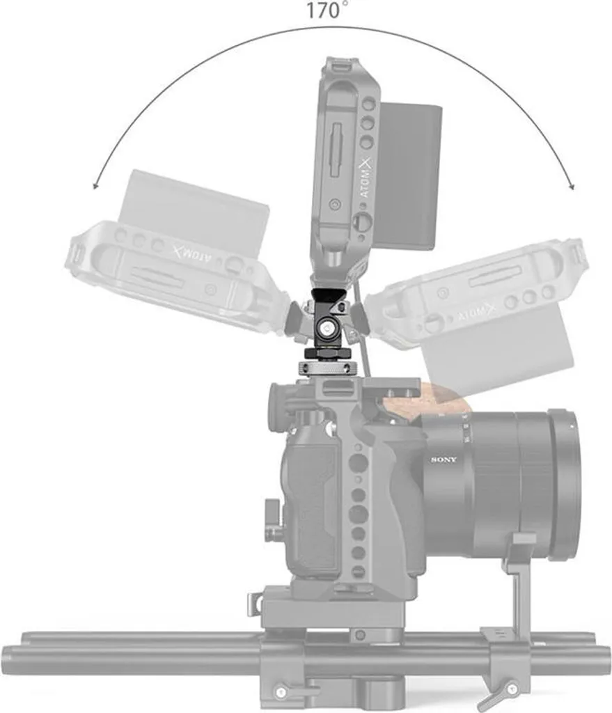 SUPPORTO PER ADATTATORE fotocamera monitor supporto fotocamera montaggio a parete EUR 23,25