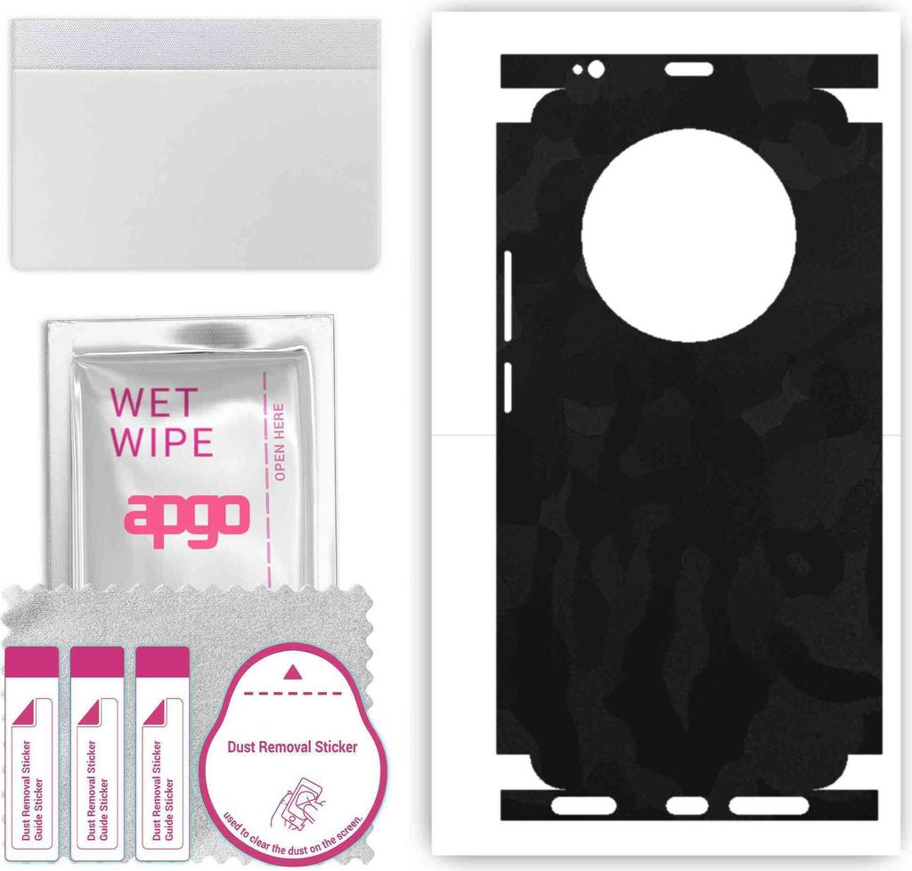 apgo Rückseite + Seiten Schutzfolie, Skin, kompatibel mit Honor Magic5, Hinten Displayschutzfolie aus Vinylfolie, kratzfest, einfache Montage - Sc...