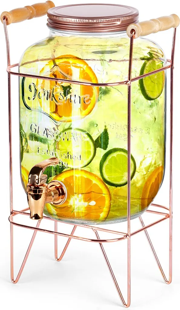 Vetro Bevande Dispenser 4,2 Litri con Supporto | Prezzo Imbattibile