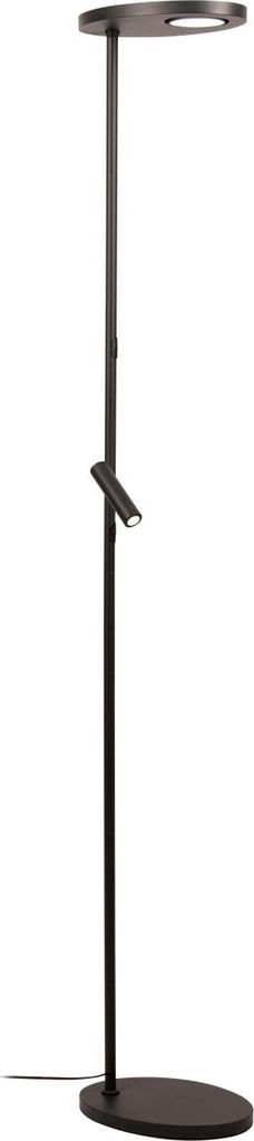 LED Stehlampe Metall 177 cm Schwarz warmweißes Licht 2700 K Modern Stehleuchte